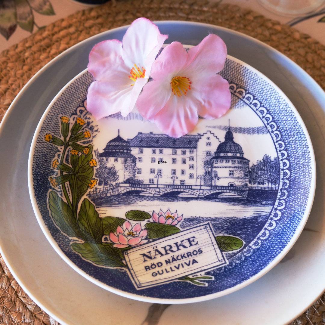 Ravn landskabsplatte nr. 11, Närke nøkkerose & kodriver