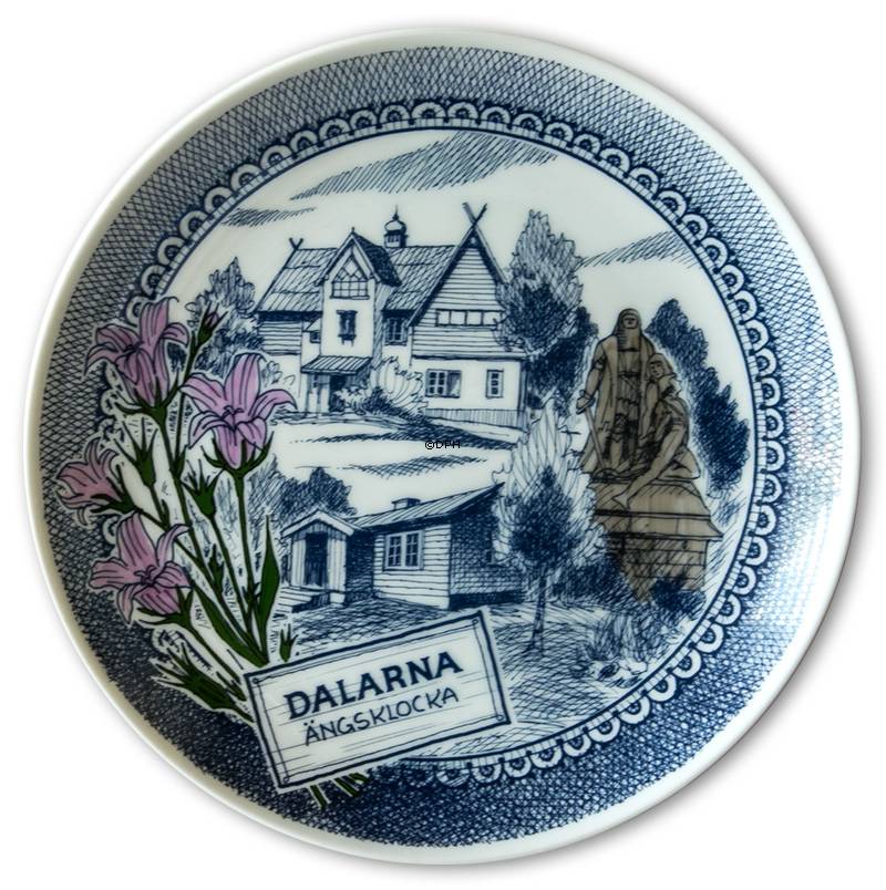 Ravn landskabsplatte nr. 17, Dalarna engklokke