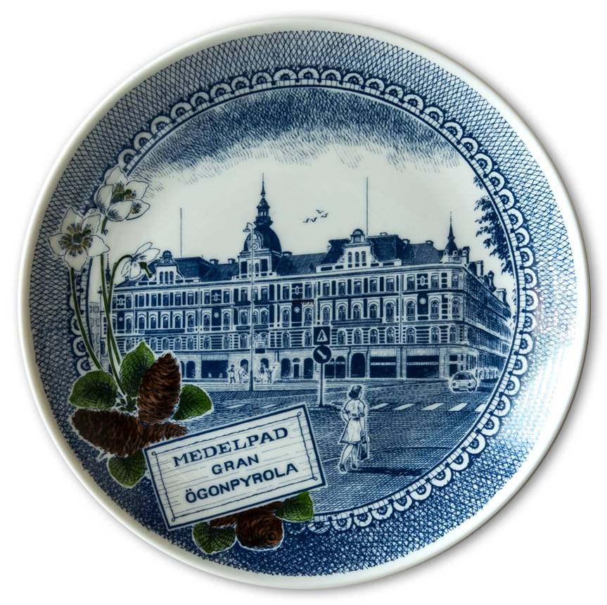 Ravn landskabsplatte nr. 20, Medelpad gran & enblomstret vintergrøn