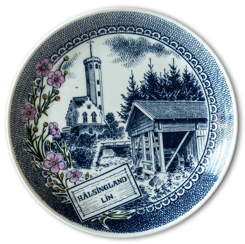 Ravn landskabsplatte nr. 22, Hälsingland Hør