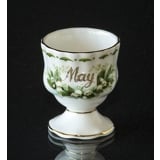 Royal Albert Monthly Egg Cup with Flowers May Lily-of-the-Valley