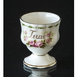 Royal Albert Monthly Egg Cup with Flowers June Roses