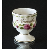 Royal Albert Monatseierbecher mit Blumen November Crysanthemum