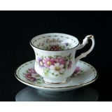 Royal Albert MINIATURE Månedskop med blomster Oktober Cosmos