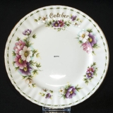 Royal Albert Monthly Plate with Flowers October Cosmos