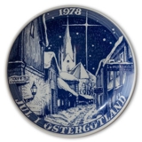 1978 Ravn Christmas in Östergötland plate