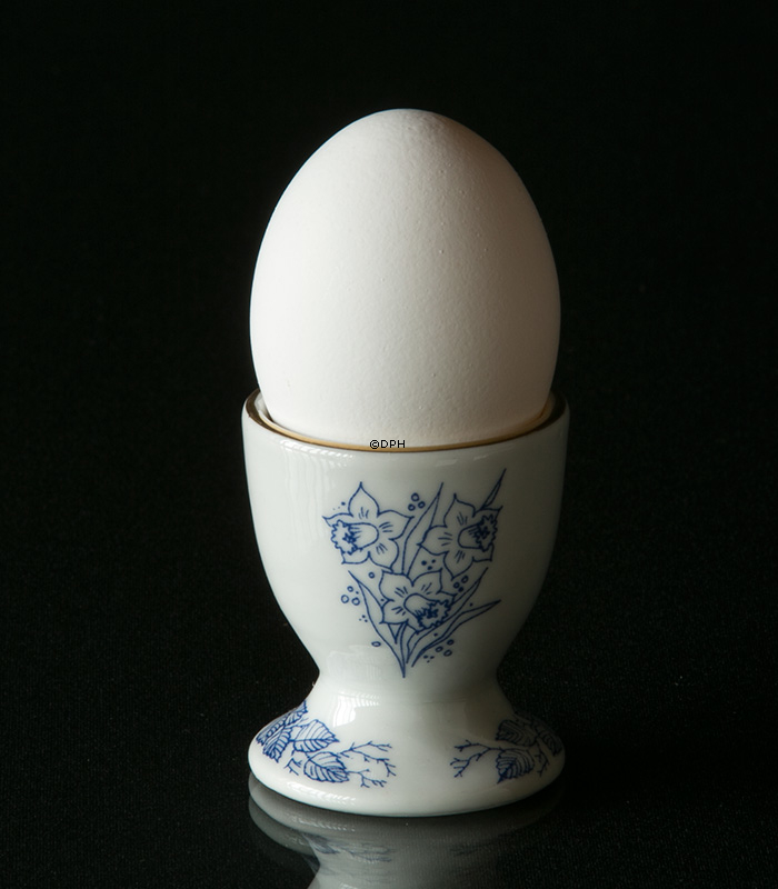 1976 Ravn Påske æggebæger blå/hvid, hare