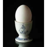 1980 Ravn Easter Egg cup blue/white, hare with young ones