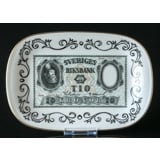 Ravn Swedish Banknotes Plate No. 5 Ten Kroner 1940-1962