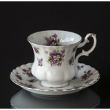 Royal Albert Sweet Violets kaffekop, Diameter: Underkop 12 cm/ Kop Ø 7,5cm
