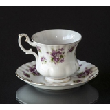 Royal Albert Sweet Violets kaffekop, Diameter: Underkop 12 cm/ Kop Ø 7,5cm