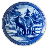 1975 Ravn Christmas plate in the series "Swedish Christmas", Bear