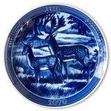 1979 Ravn Christmas plate in the series "Swedish Christmas", fallow deer