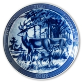 1981 Ravn Christmas plate in the series "Swedish Christmas", Stag