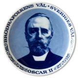 Ravn commemorative plate, King Oscar II