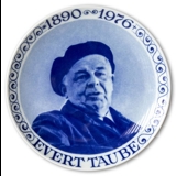 Ravn commemorative plate Evert Taube 1890-1976