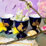 Ravn Cobalt Blue Easter Egg Cup 1977