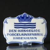 Royal Copenhagen Dealersign -  Den Kongelige Porcelainsfabrik København