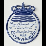 Royal Copenhagen Händlerschild - Royal Copenhagen Porcelain Manufactory Copenhagen  (ca. 1906)