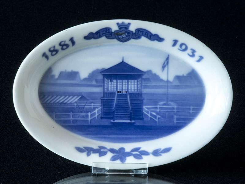 Royal Copenhagen Mindeplatte Dansk Banecykling 50 årsjubilæum