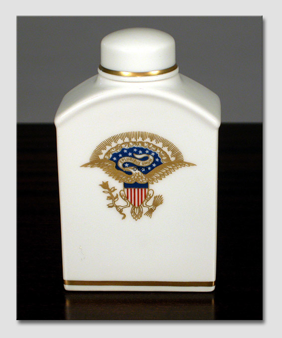 Krukke med låg. USA Uafhængighed 1776-1976, Royal Copenhagen