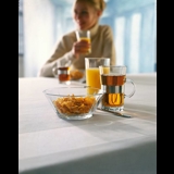 Grand Cru set for breakfast with 2 bowls and 2 pcs. of Hot drink glasses, Rosendahl