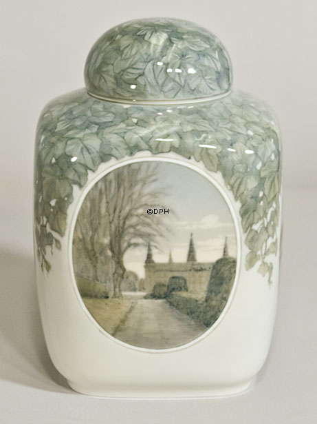 Krukke m/låg - signeret Th. Kjölner PRIVAT, Royal Copenhagen - UNICA