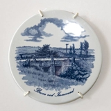 Royal Copenhagen Butter-board, motif "The Bridge at Immervad"