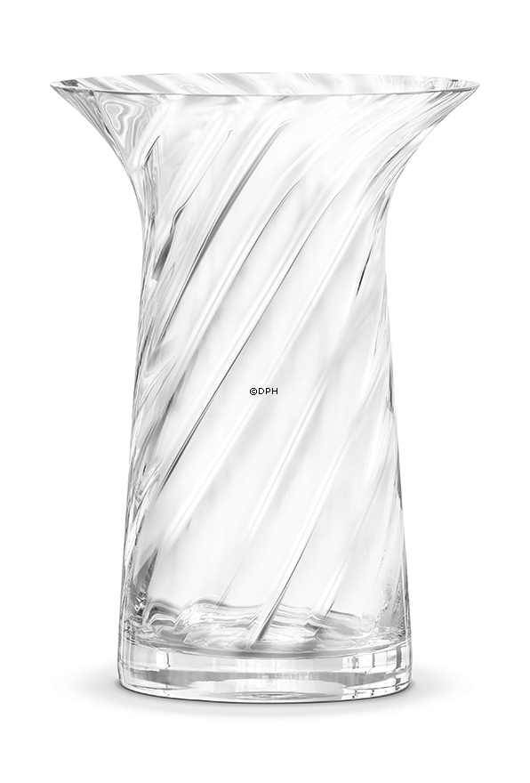 Filigran vase, optik, mellem 21 cm