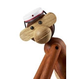 Student's cap to small Kay Bojesen Monkey, red