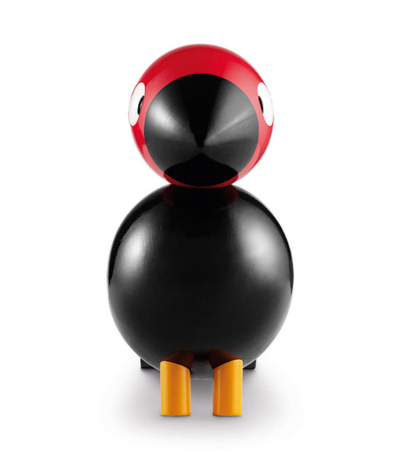 Kay Bojesen Sangfugl, Peter, malet bøgetræ (Vintage - Uden emballage)