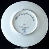 Royal Copenhagen platte med Guldhornstenene ved Gallehus