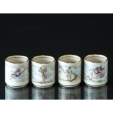 Egg cup, Greek Gods set of 4 pcs.