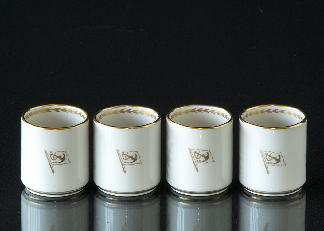 Æggebæger, græske guder sæt med 4 stk.