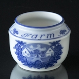 Royal Copenhagen Bel Colles Farm Smørkrukke Art Nouveau