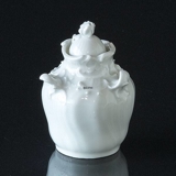 Hvid krukke med låg 9cm, Royal Copenhagen (1870-1893)