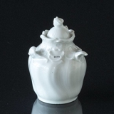 White jar with lid 9cm, Royal Copenhagen (1870-1893)