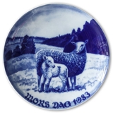 1983 Royal Heidelberg Mother's Day plate, Sheep with Lamb