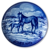 1974 Royal Heidelberg Christmas plate