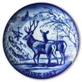 1983 Royal Heidelberg Christmas plate, Stag