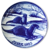 1985 Royal Heidelberg Weihnachtsteller, Otter