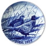 1989 Royal Heidelberg Christmas plate, Pheasant