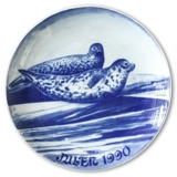 1990 Royal Heidelberg Christmas plate, Seal