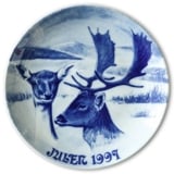 1997 Royal Heidelberg Christmas plate, Stag