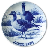 1998 Royal Heidelberg Christmas plate, greylag goose