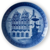 1780-1980 Jubilæumsplatte Royal Copenhagen, 200 året for Royal Copenhagens første salgs butik, Amagertorv