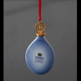 1997 Royal Copenhagen Ornament, Weihnachtstropfen