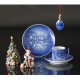 2016 Royal Copenhagen Ornament, Weihnachtstropfen, Schlittschuhlaufen in Kopenhagen