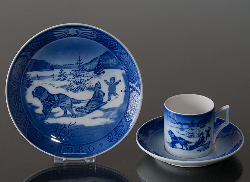 1986 Royal Copenhagen Julekop, Juleferie
