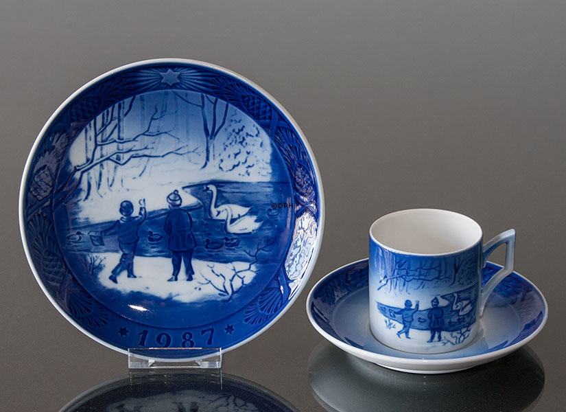 1987 Royal Copenhagen Julekop, Vinterfugle